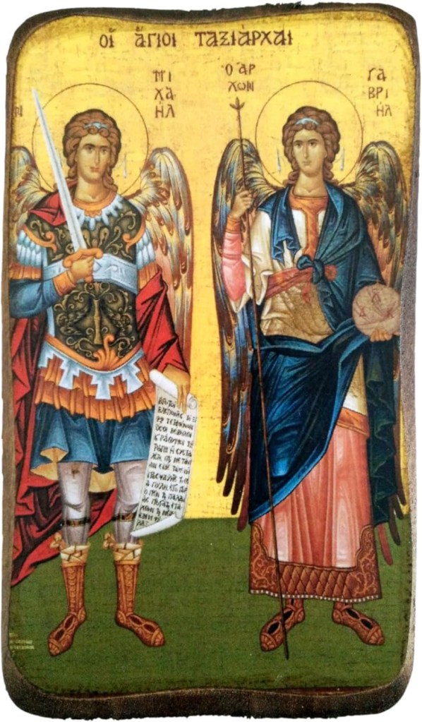 Icona San Michele arcangelo protezione contro il demonio
