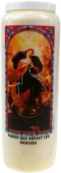 Candela Madonna che scioglie i nodi di preghiera per sbloccare situazioni difficili