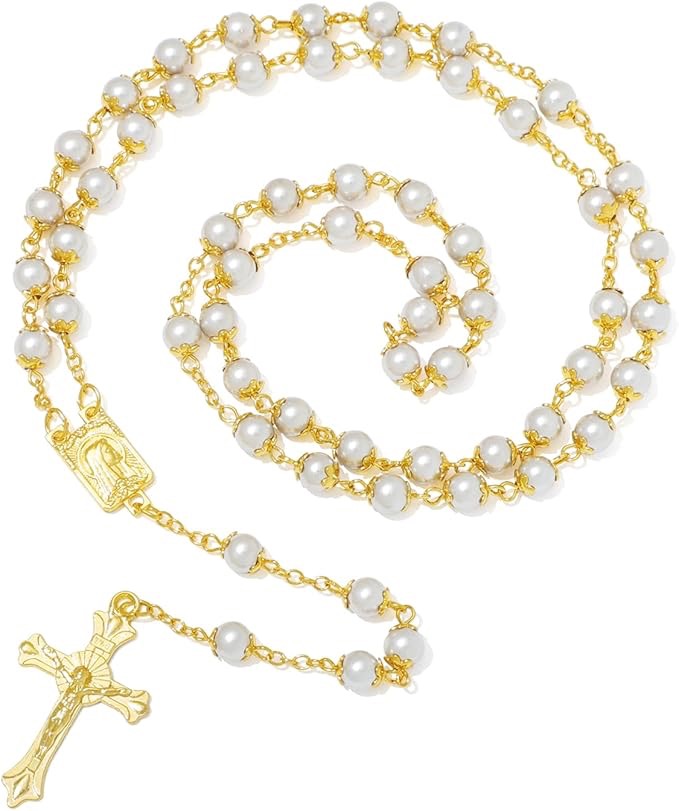 rosario con perle