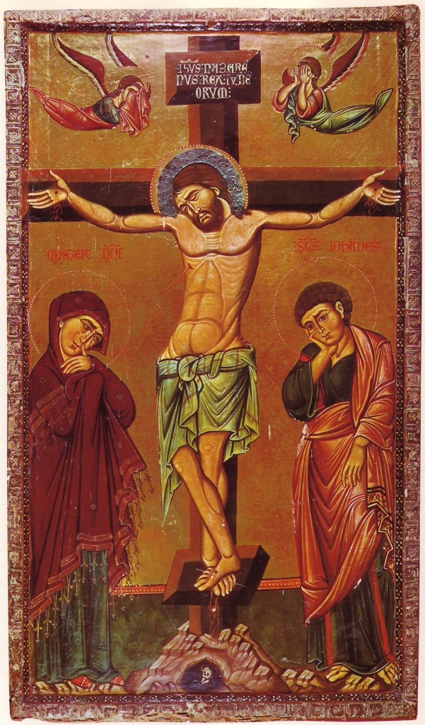 Gesù crocifisso, immagine sacra delle Sante piaghe, simbolo di redenzione misericordia divina