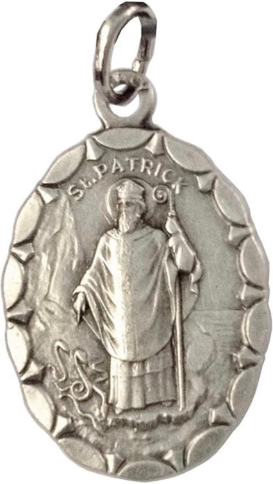 Medaglia di protezione contro il male, il demonio di San Patrizio, patrono di Irlanda