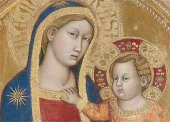 Madonna di Montenero, venerata nel santuario di Montenero a Livorno, immagine Mariana da cui è possibile seguire la Santa Messa in diretta