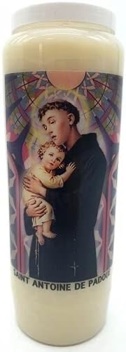 Candela per preghiera della novena a Sant'Antonio da Padova